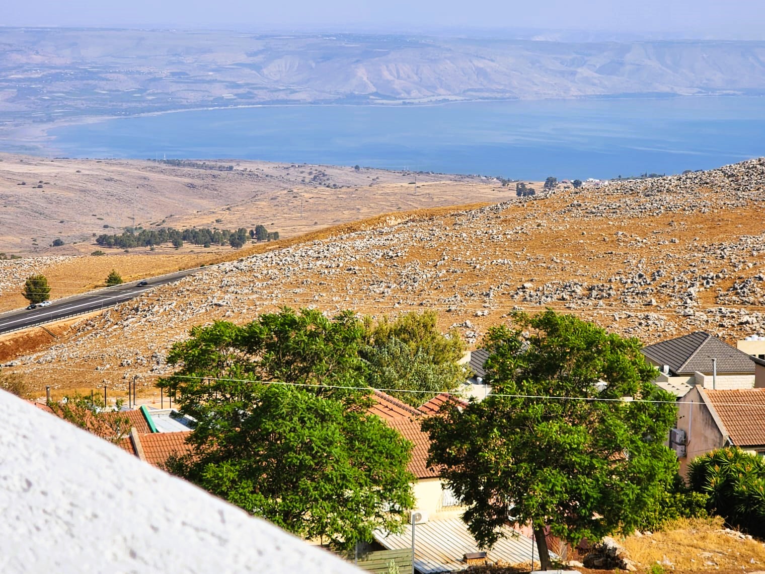 נוף הגולן מהווילה